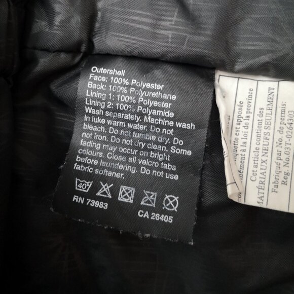 Helly Hansen Ladies Size Small Black & Gold Check Full Zip Snowboard Jacket - Picture 5 of 16